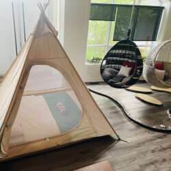 4 Indoor Domes by the Main Floor Garden