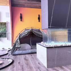 T02-Tent by Davinci Fireplace